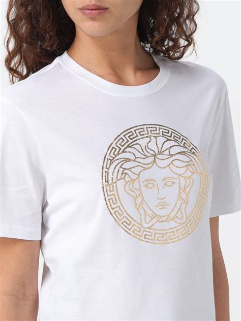 versace sweater white|versace t shirt women.